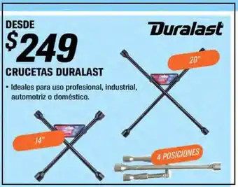 AutoZone CRUCETAS DURALAST oferta