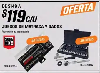 AutoZone JUEGOS DE MATRACA Y DADOS oferta
