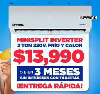 Mueblería Standard MINISPLIT INVERTER 2 TON 220V. FRÍO Y CALOR oferta