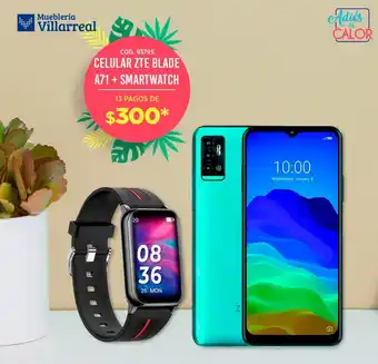 CELULAR ZTE BLADE A71 + SMARTWATCH 13 PAGOS DE