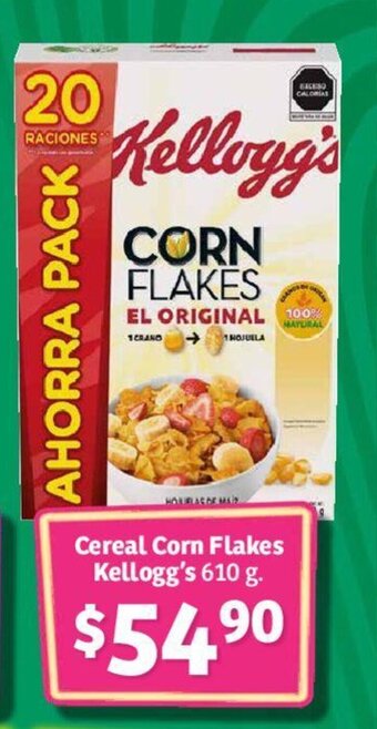 Soriana Híper Cereal Corn Flakes Kellogg's 610g oferta