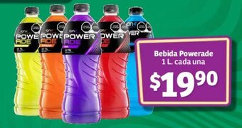 Soriana Híper Bebida Powerade 1L oferta