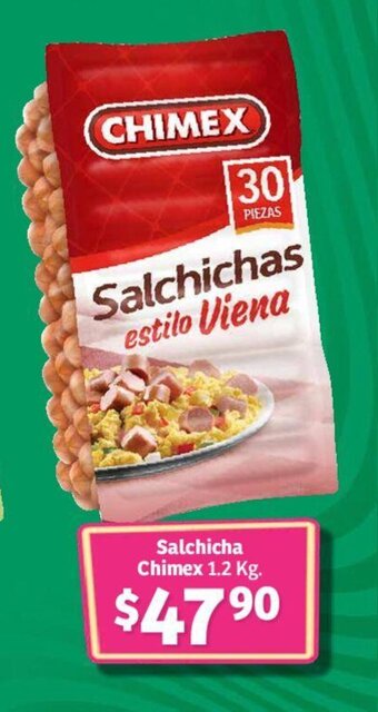 Salchicha Chimex 1.2kg.