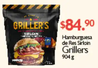 Hamburguesa De Res Sirloin Grillers 904g