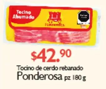 Arteli Tocino De Cerdo Rebanado Ponderosa 180g oferta