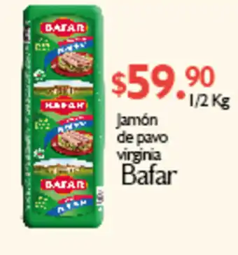 Arteli Jamón De Pavo Virginia Bafar oferta