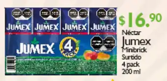 Néctar Jumex Minibrick Surtido 200ml