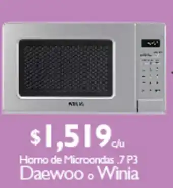 Homo De Microondas Daewoo O Winia