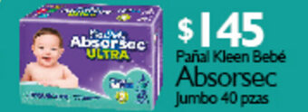 Arteli Pañal Kleen Bebé Absorsec oferta