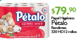 Arteli Papel Higiénico Pétalo Rendimax oferta