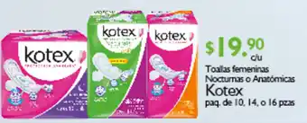 Toallas Femeninas Kotex