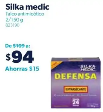 Silka medic Talco antimicótico 2/150g