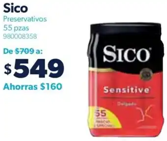 Sico Preservativos 55 pzas 980008358