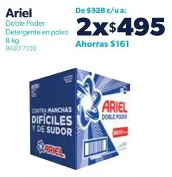 Ariel Doble Poder Detergente en polvo 8 kg