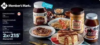 Sam's Club Member's Mark® Crema de avellana 1 kg oferta