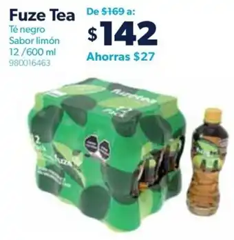 Fuze Tea De $ Té negro Sabor limón 12/600 ml 980016463