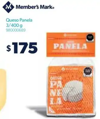 Sam's Club Member's Mark® Queso Panela 400g oferta