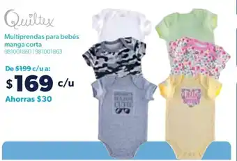 Quiltex Multiprendas para bebés manga corta 981001860981001863
