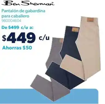 Ben Sherman Pantalón de gabardina para caballero 980004604