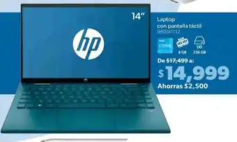 Sam's Club HP Laptop con pantalla táctil 980041132 oferta
