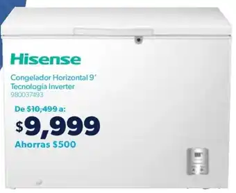 Hisense Congelador Horizontal 9' Tecnología Inverter 980037493