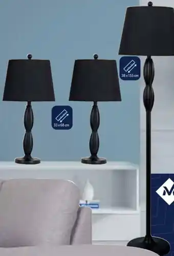 Sam's Club Member's Mark® Set de 3 lámparas Pantalla color negro oferta