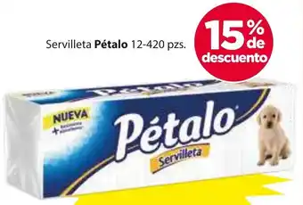 Servilleta Pétalo 12-420 pzs.