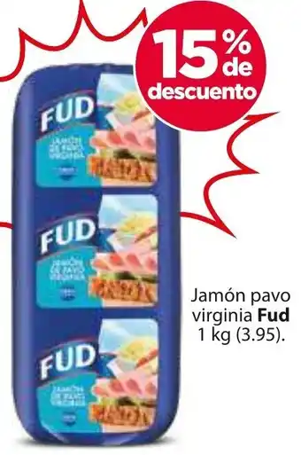 Zorro Jamón pavo virginia Fud 1kg oferta