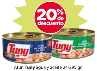 Zorro Atún Tuny agua y aceite 24-295 gr. oferta