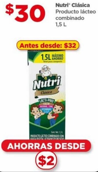 Bodega Aurrerá Nutri Clásica Producto lácteo combinado 1,5 L oferta