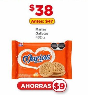 Bodega Aurrerá Marias Galletas 432 g oferta