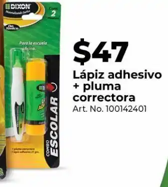 Office Depot Lapíz adhesivo + pluma correctora oferta