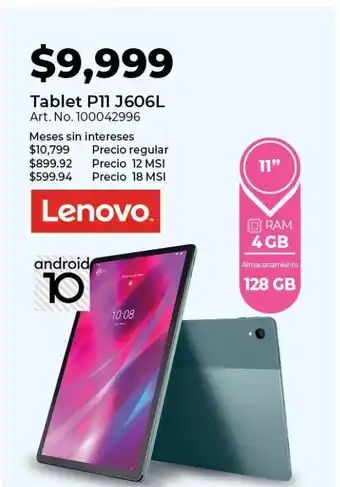 Office Depot Tablet p11 j606l oferta
