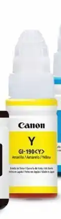 Tinta impresora inkjet canon amarillo
