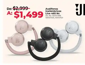 Office Depot Audífonos inalambricos live 460 nc oferta