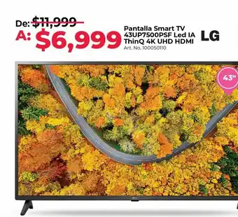 Pantallas smart tv lg