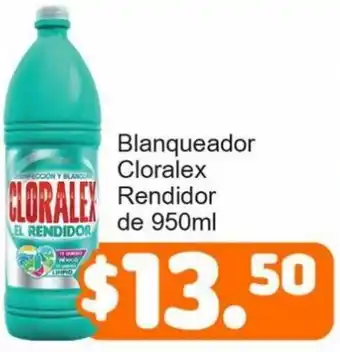 Blanqueador CloralexRendidor de 950ml