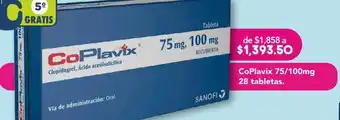 Coplavix tab 75mg caj c/28