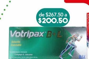 Farmacia San Pablo Votripax b+l sol 100mg/2mg ams c/5 oferta