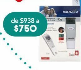 Farmacia San Pablo Microlife termometro s/contacto c/1pza oferta