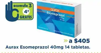 Farmacia San Pablo Aurax esomeprazol 40mg 14 tabs oferta
