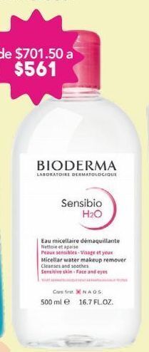 Bioderma sensibio h2o btl 500ml