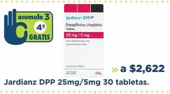 Farmacia San Pablo Jardianz dpp 25mg/5mg 30 tabs oferta