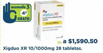 Farmacia San Pablo Xigduo xr 10/1000mg 28 tabs oferta
