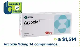 Farmacia San Pablo Arcoxia 90mg 14 comprimidos oferta