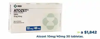 Farmacia San Pablo Atozet 30 tabs oferta