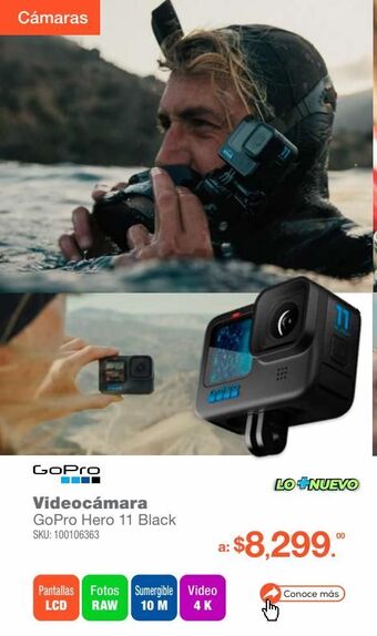 RadioShack Videocámara gopro hero 11 black / negro oferta