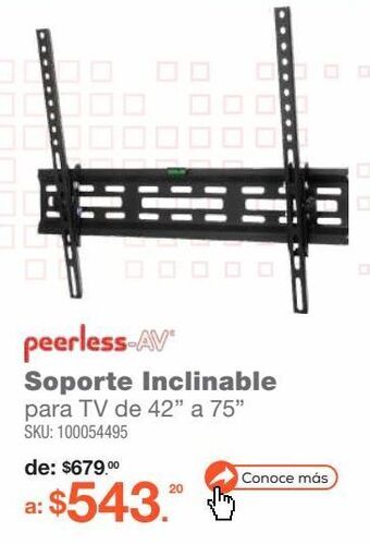 RadioShack Soporte inclinable para pantalla tv peerless / 42 a 75 pulgadas oferta