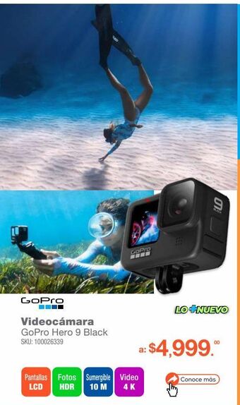 RadioShack Videocámara gopro hero 9 black / negro oferta