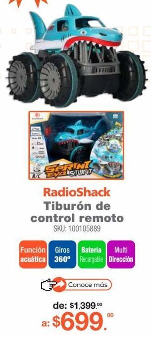 RadioShack Tiburón de control remoto radioshack oferta